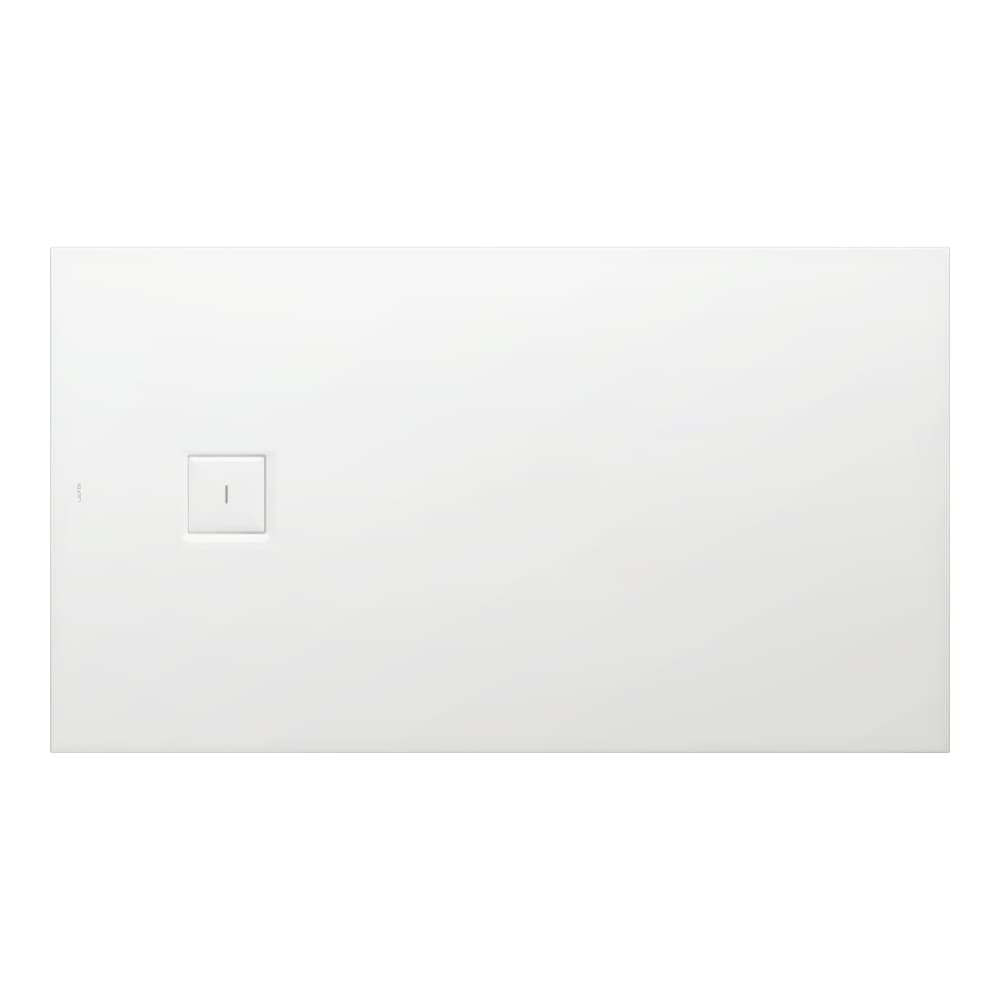 LAUFEN SOLUTIONS Duschwanne, aus Verbundwerkstoff Marbond, superflach, rechteckig, Ablauf an kurzer Seite 2150 x 1000 x 44 mm #H2164430000001 - 000 - Weiß