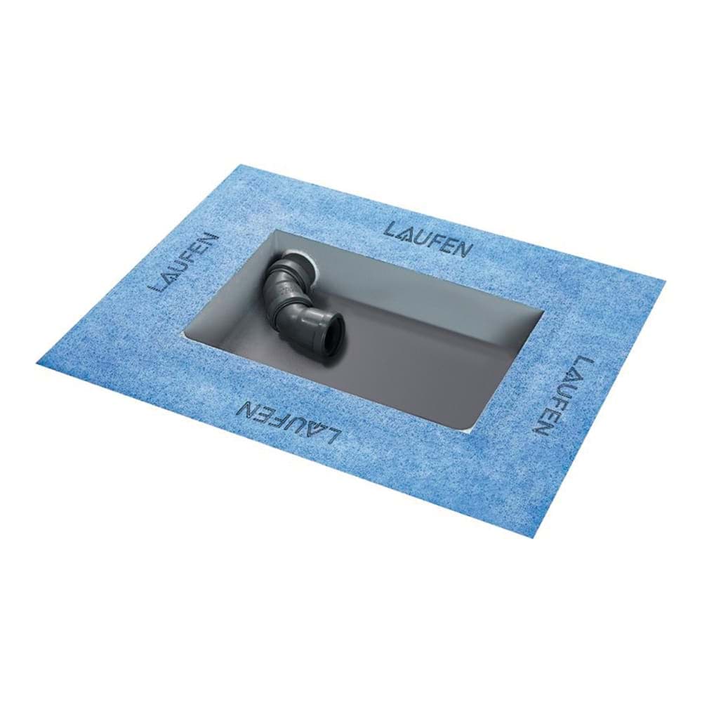 LAUFEN SANITARY ACCESSORIES Montagebox links für Marbond Duschwannen, Typ DN 50, Einbauhöhe 100 mm, ohne Siphon 460 x 320 x 100 mm #H2900410000001