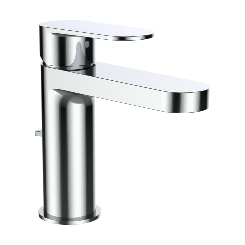 LAUFEN Single-lever basin mixer, 120 mm projection, with waste valve 156 x 161 x 45 mm #H3115110041111 resmi