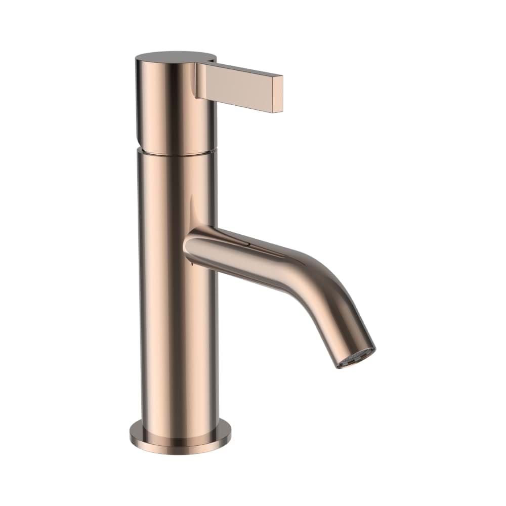 Зображення з  LAUFEN Kartell LAUFEN Basin mixer, projection 115 mm, fixed spout, without pop-up waste, PVD rosegold #H3113310821001