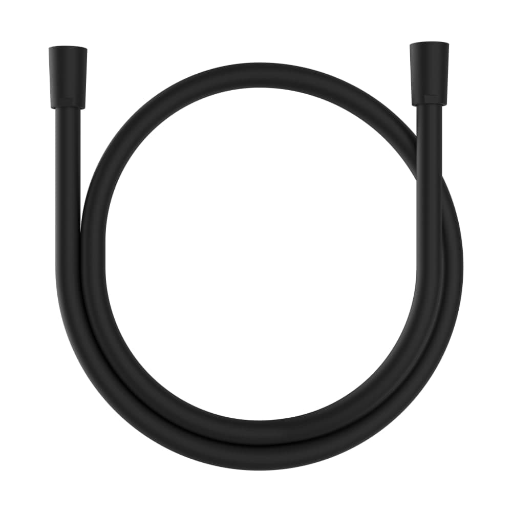 LAUFEN BRAUSEPROGRAMM Kunststoff-Brauseschlauch 1/2" x 1/2", silberfarben, mit Metalleffekt und drehbarer Verbindung, Schlauchlänge 1600 mm, PVD Titanschwarz matt 1600 mm #H3629800811311