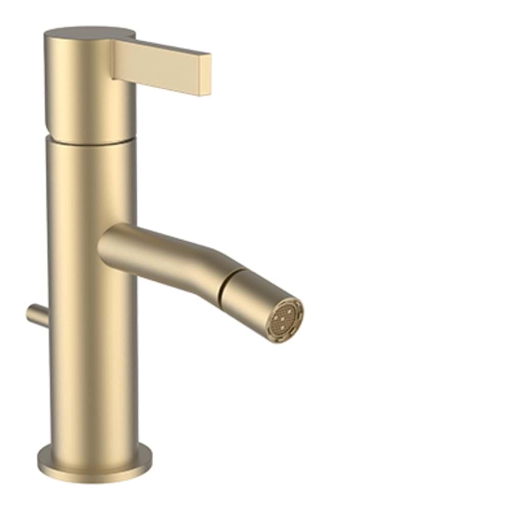LAUFEN Kartell LAUFEN Bidetmischer, Ausladung 110 mm, Festauslauf, ohne Ablaufventil, PVD Blassgold matt #H3413310831031