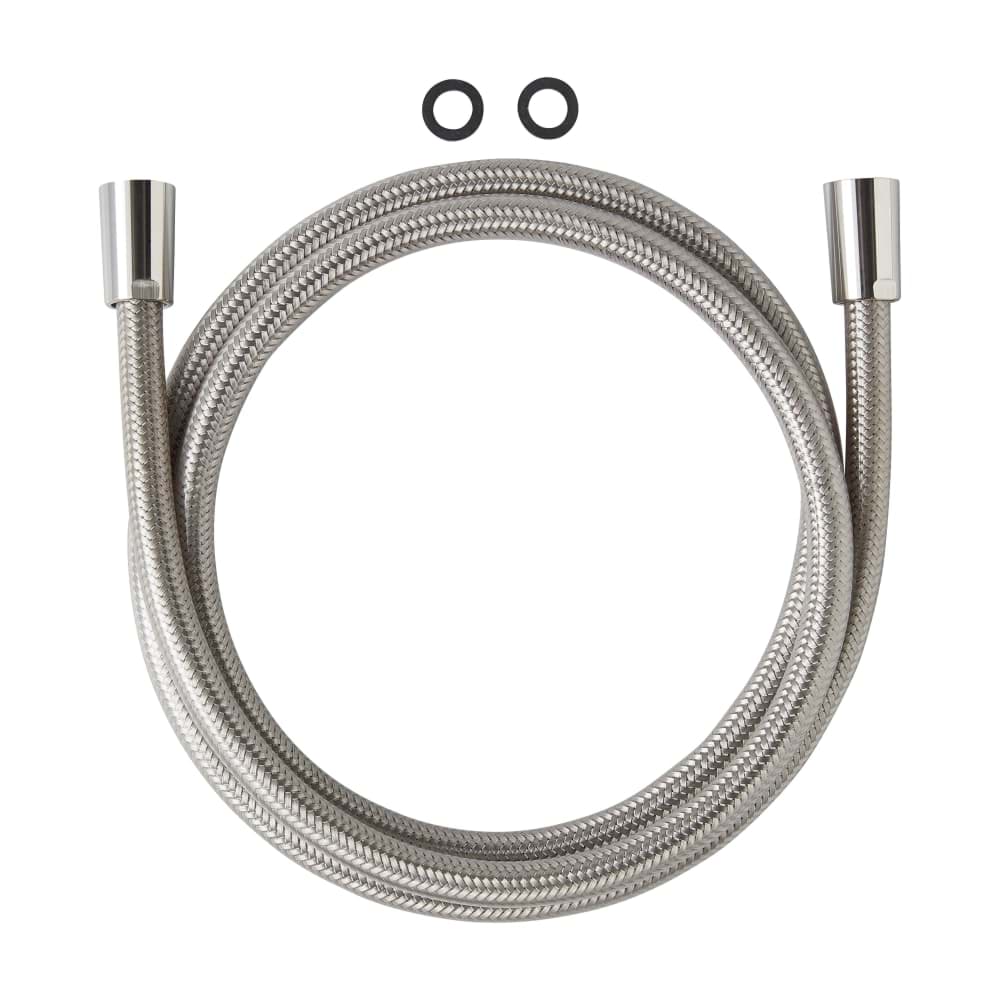LAUFEN BRAUSEPROGRAMM Kunststoff-Brauseschlauch 1/2" x 1/2", mit Metalleffekt und drehbarer Verbindung, Schlauchlänge 1800 mm, PVD inox look 1800 mm #H3629800901401