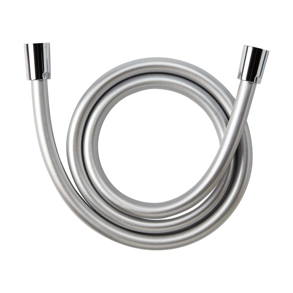 LAUFEN SHOWER ACCESSORIES Flexible hose 1/2''x1/2'', silver-colored, with metallic effect and swivelling connection, length 1250 mm 1250 mm #H3629800001211 resmi