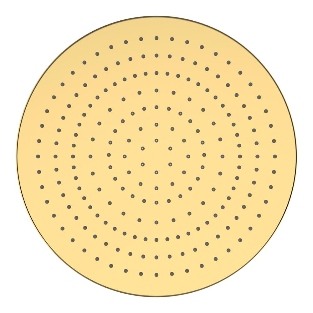 LAUFEN BRAUSEPROGRAMM Kopfbrause, Ø 300 mm, rund, mit RubiClean, PVD Gold #H3679810012321