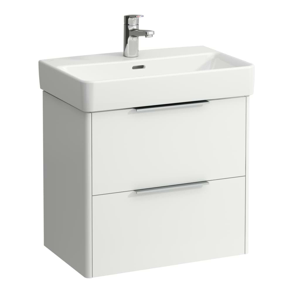LAUFEN BASE Waschtischunterbau, 2 Schubladen, passend zu Waschtisch H818959 570 x 360 x 530 mm #H4022121102621 - 262 - Ulme hell