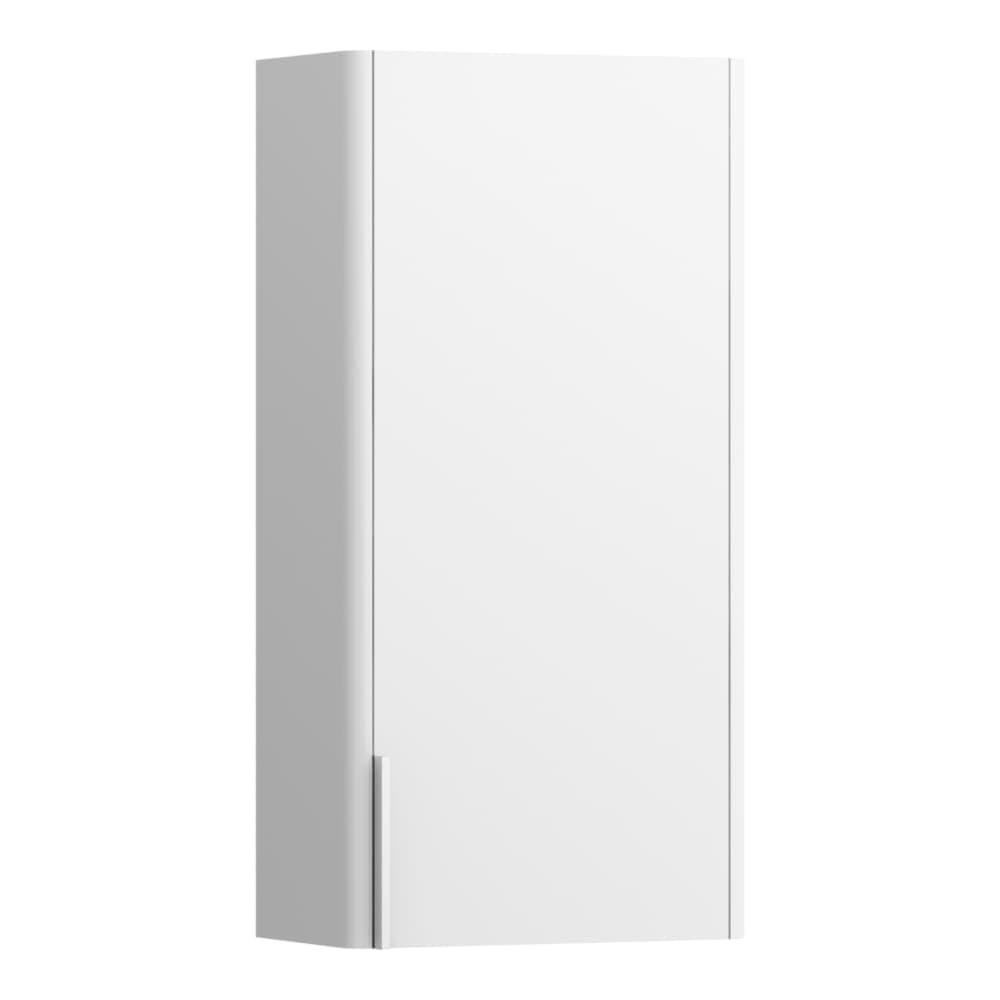 LAUFEN BASE Oberschrank, mit geringer Ausladung, 1 Tür, Türanschlag rechts, Design passend zu Waschtischunterbauten 350 x 185 x 700 mm #H4026021102611 - 261 - Weiß glänzend