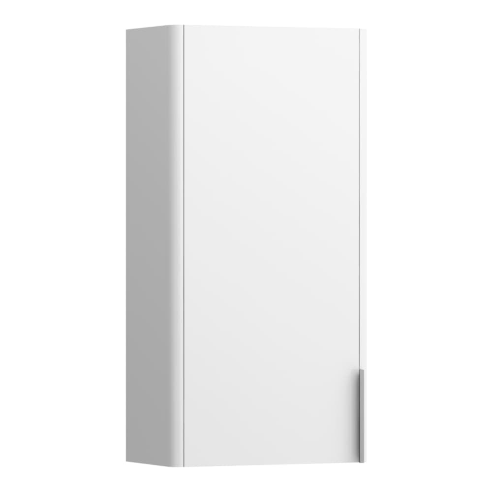 LAUFEN BASE Halbhochschrank, mit geringer Ausladung, 1 Tür, Türanschlag links, Design passend zu Waschtischunterbauten 350 x 185 x 700 mm #H4026011102631 - 263 - Ulme dunkel