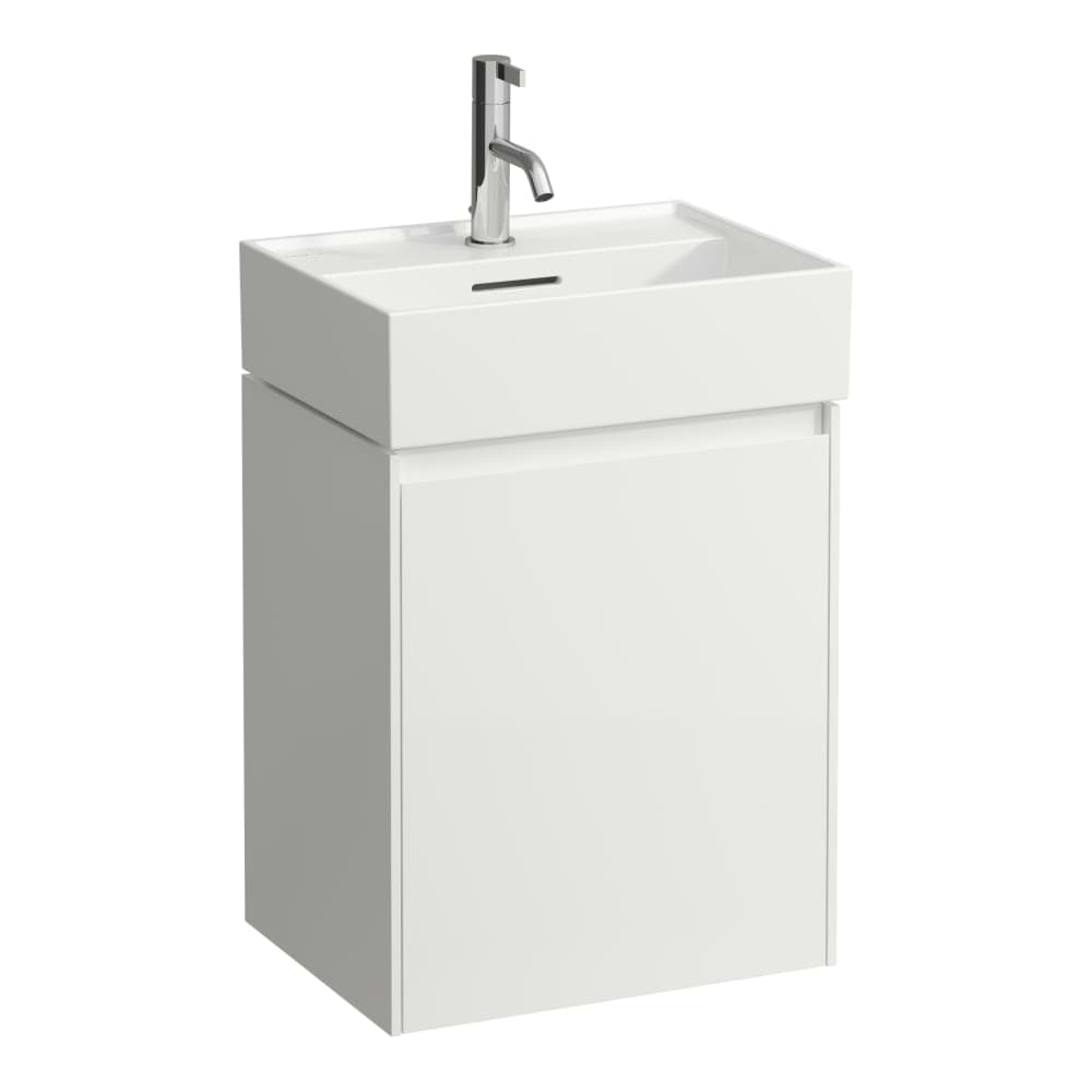 LAUFEN LANI vanity unit 450, 1 door, hinge right, matching Kartell - LAUFEN washbasin H815330 435 x 330 x 515 mm #H4039121129901 - 990 - Special colour resmi
