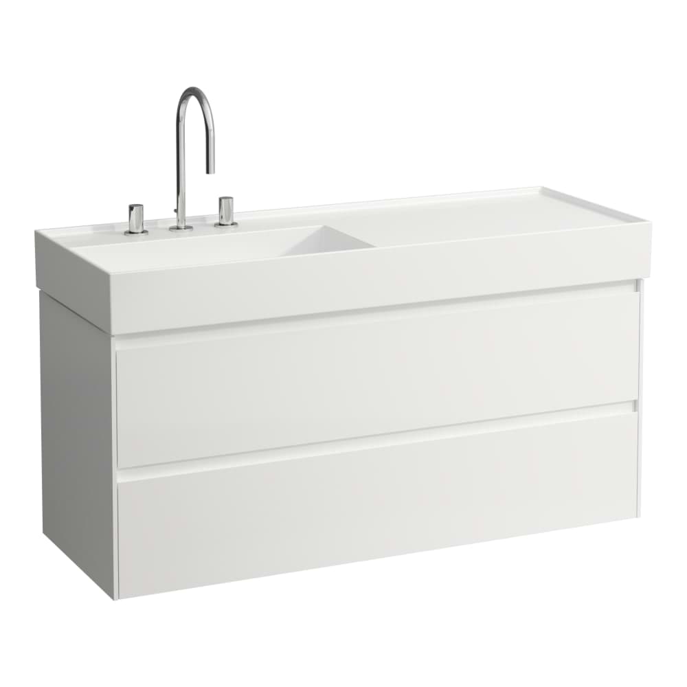 εικόνα του LAUFEN LANI vanity unit 1200, 2 drawers, matching Kartell - LAUFEN washbasin H813332 1180 x 450 x 515 mm #H4039721122671 - 267 - wild oak
