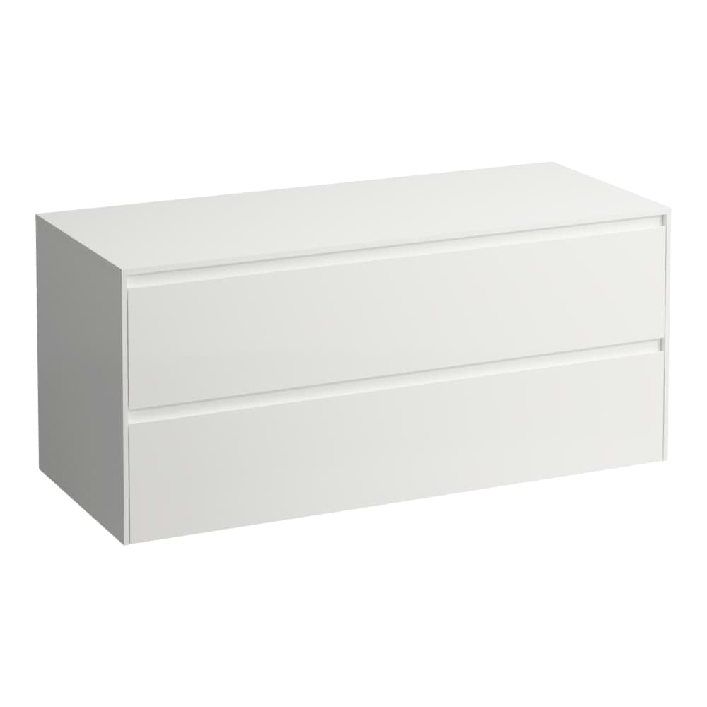 εικόνα του LAUFEN LANI drawer unit 1200, 2 drawers, without cut-out, 12 mm top 1180 x 495 x 525 mm #H4043301122601 - 260 - White matt