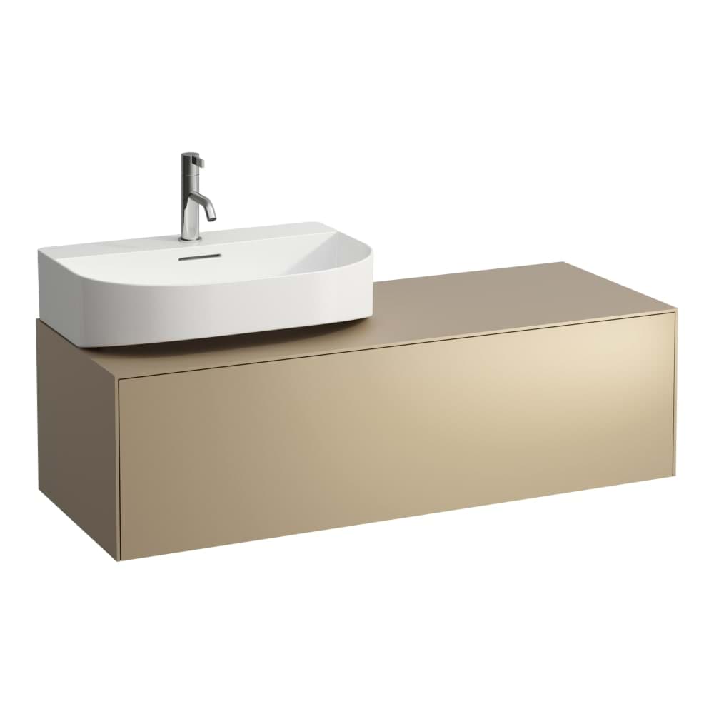 Picture of LAUFEN SONAR Drawer element, 1 drawer, matching washbasins 816341, 816342, cut-out left / right 1175 x 455 x 340 mm _ 041 - Copper (lacquered) #H4054520340411 - 041 - Copper (lacquered)