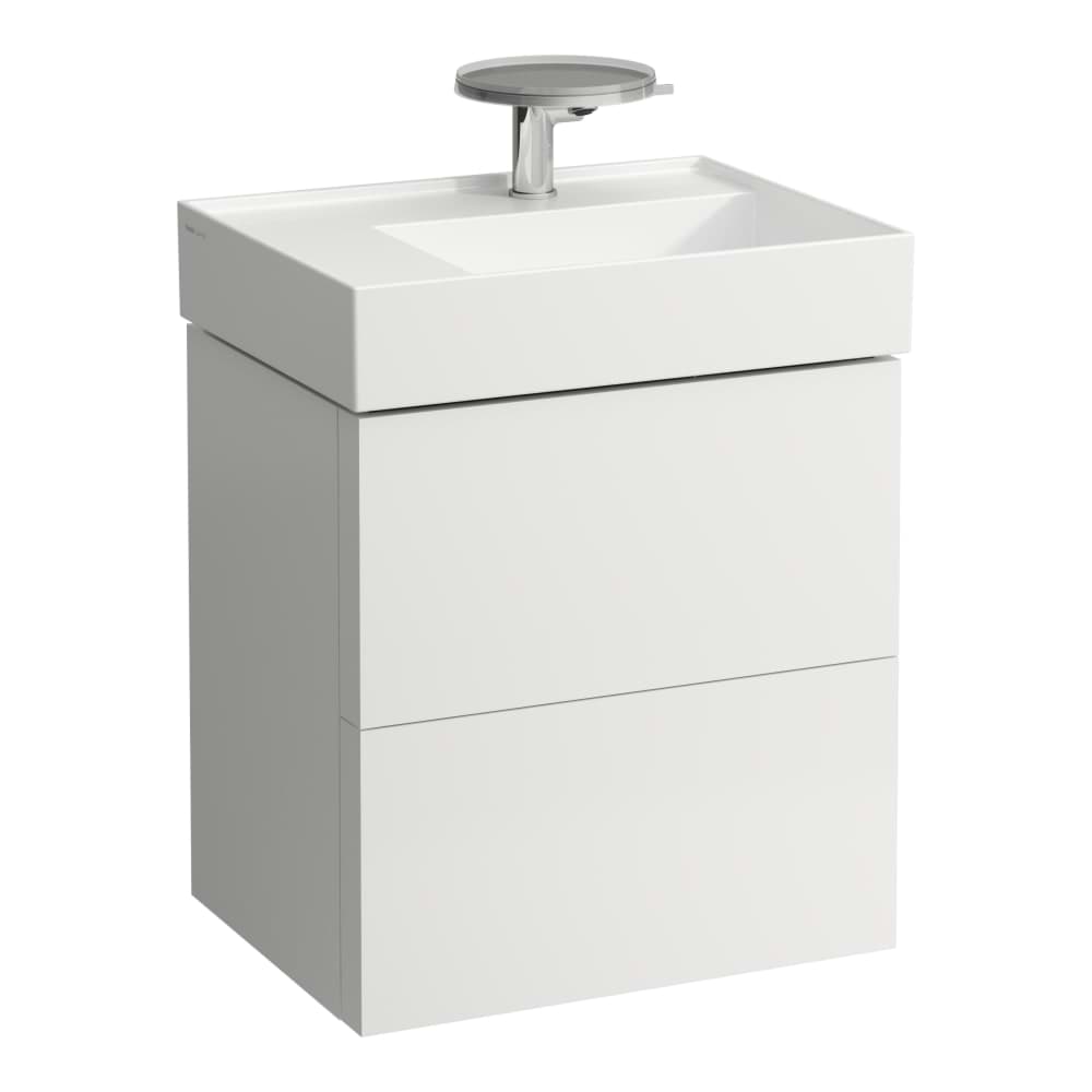 Picture of LAUFEN Kartell LAUFEN Washbasin, shelf left, with concealed outlet 600 x 460 x 150 mm #H8103350008151