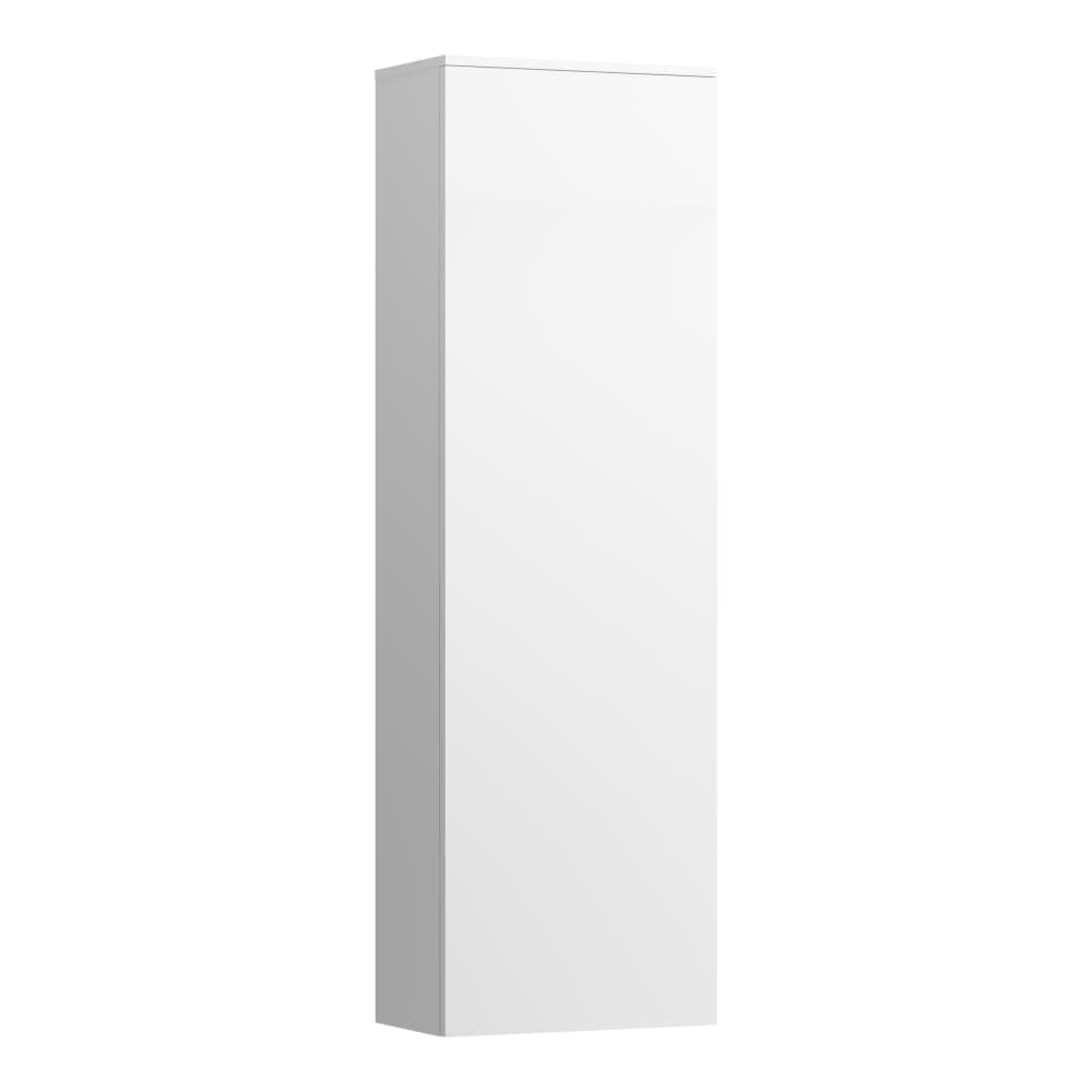 LAUFEN Kartell LAUFEN Hochschrank mit einer Tür, Scharnier rechts, 4 Glasablagen 400 x 270 x 1300 mm #H4082820336421 - 642 - Schiefergrau