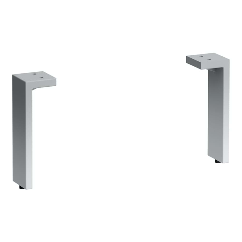 LAUFEN Kartell LAUFEN Stellfuß-Set (2 Stück), Oberfläche in Aluminium eloxiert 50 x 50 x 170 mm #H4076200330041 - 004 - Verchromt
