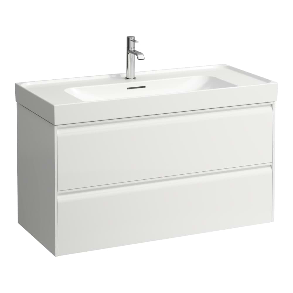 LAUFEN MEDA Vanity unit 1000, 2 drawers, matches washbasin H810119 985 x 450 x 515 mm #H4216220114651 - 465 - Cappuccino resmi