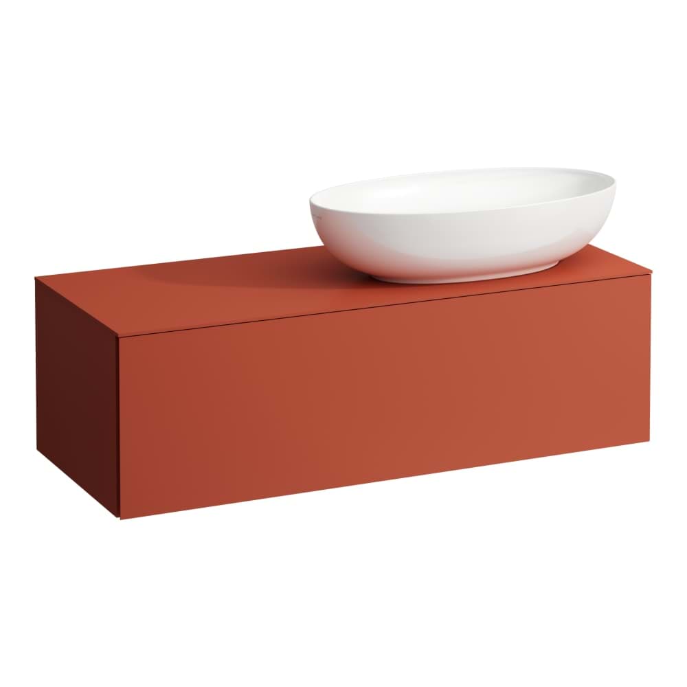 LAUFEN ILBAGNOALESSI Drawer element 1200, 1 drawer, with cut-out right, matches washbasin H818975/6, H818977/8 1200 x 500 x 370 mm #H4303130974291 - 429 - Dark brown resmi