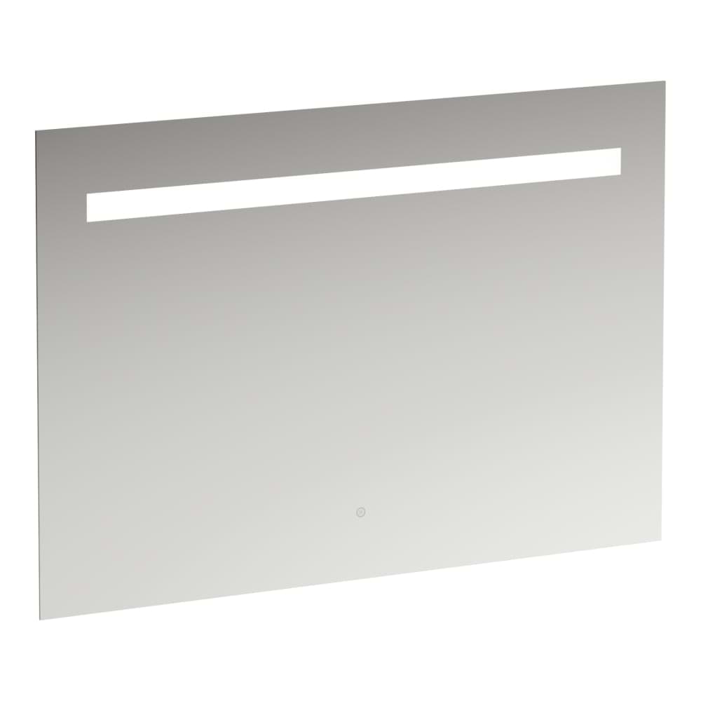LAUFEN LEELO Spiegel, 1000 mm, mit integrierter horizontaler LED-Beleuchtung, 1 Touch Sensorschalter (An/ Aus/ Dimmer), Aluminiumrahmen, 4000K, IP44 1000 x 40 x 700 mm #H4476629501441 - 144 - Spiegel