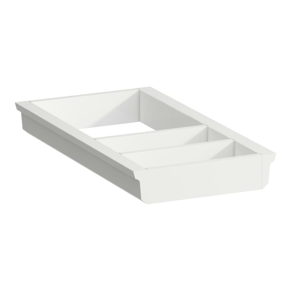 LAUFEN SPACE Ordnungssystem 'klein', für Schubladenelement und Rollcontainer, Weiß matt lackiert 200 x 374 x 45 mm #H4954031606311 - 631 - Weiß glänzend