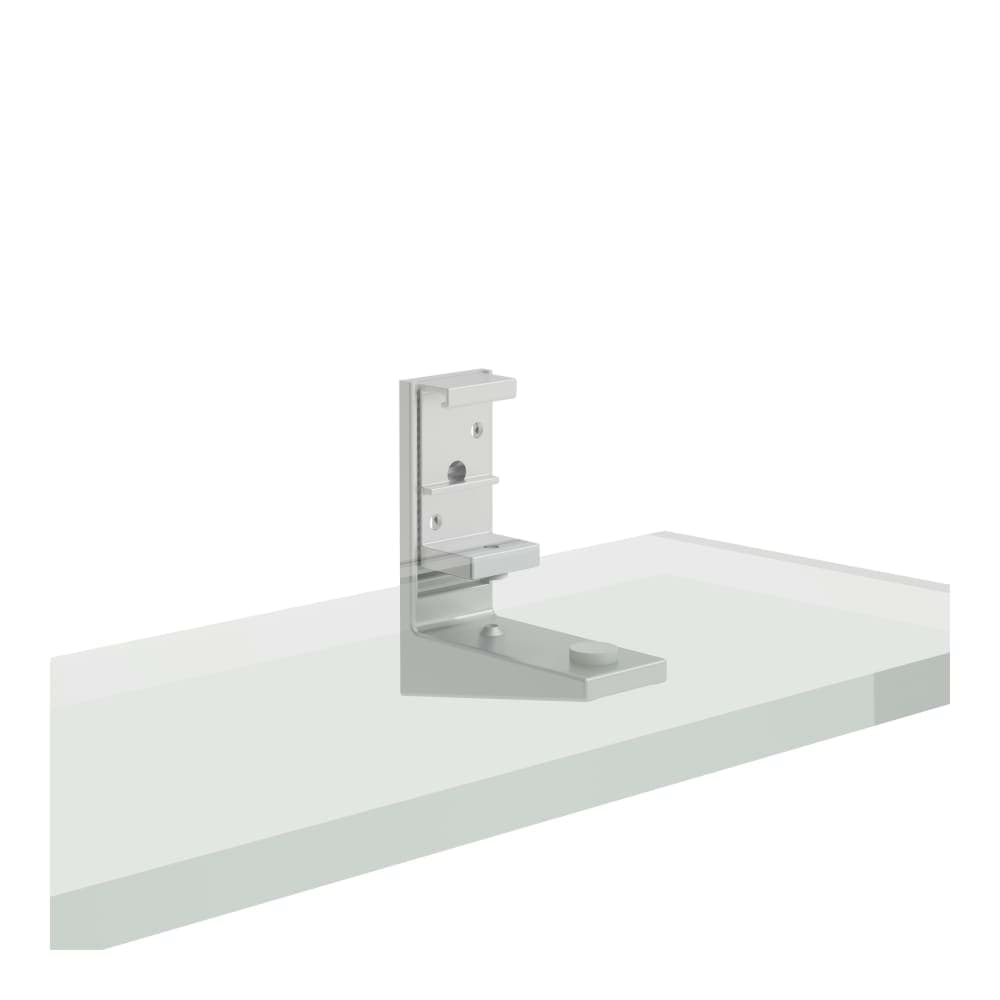 LAUFEN FRAME 25 Montagekit für Frame 25 Glasablagen direkt an Frame 25 Spiegel, 3 Stück, Aluminium 60 x 20 x 30 mm #H4907189004501 - 000 - Weiß