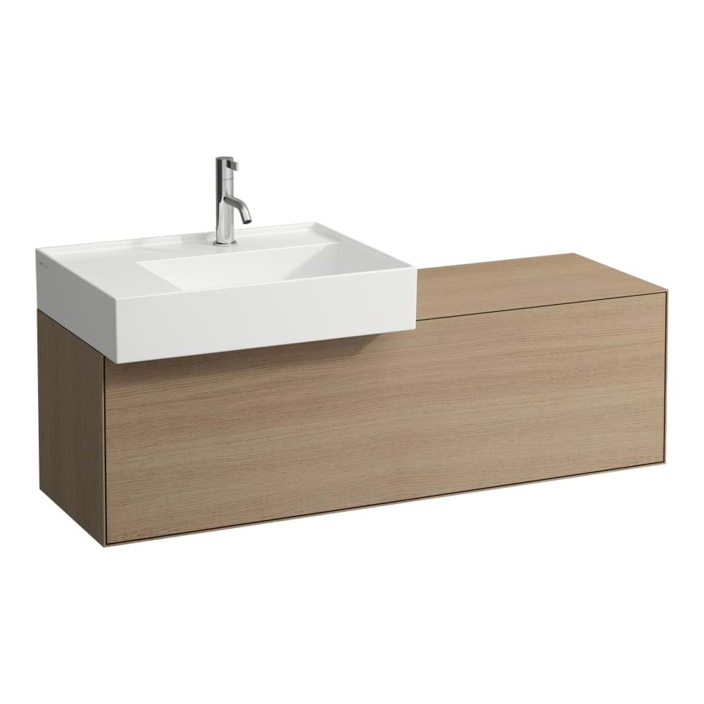 Picture of LAUFEN Kartell LAUFEN Washbasin, shelf left, with concealed outlet 600 x 460 x 150 mm #H8103357588151
