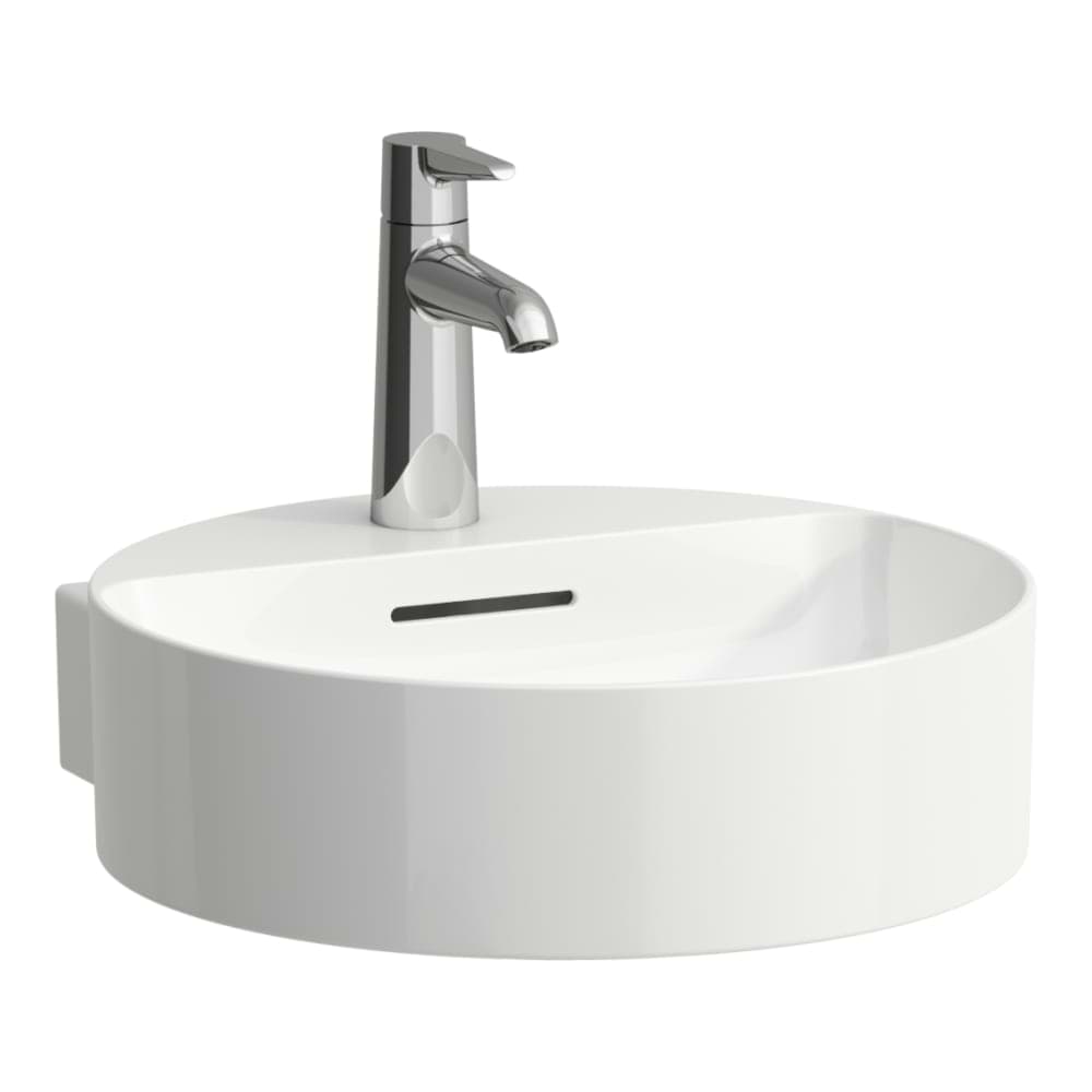 LAUFEN VAL Small washbasin, undersurface ground 400 x 425 x 155 mm #H8132814001041 resmi