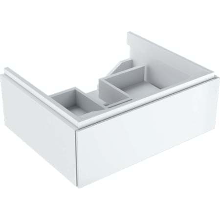 εικόνα του GEBERIT Xeno² cabinet for washbasin, with one drawer greige / matt coated #500.505.00.1