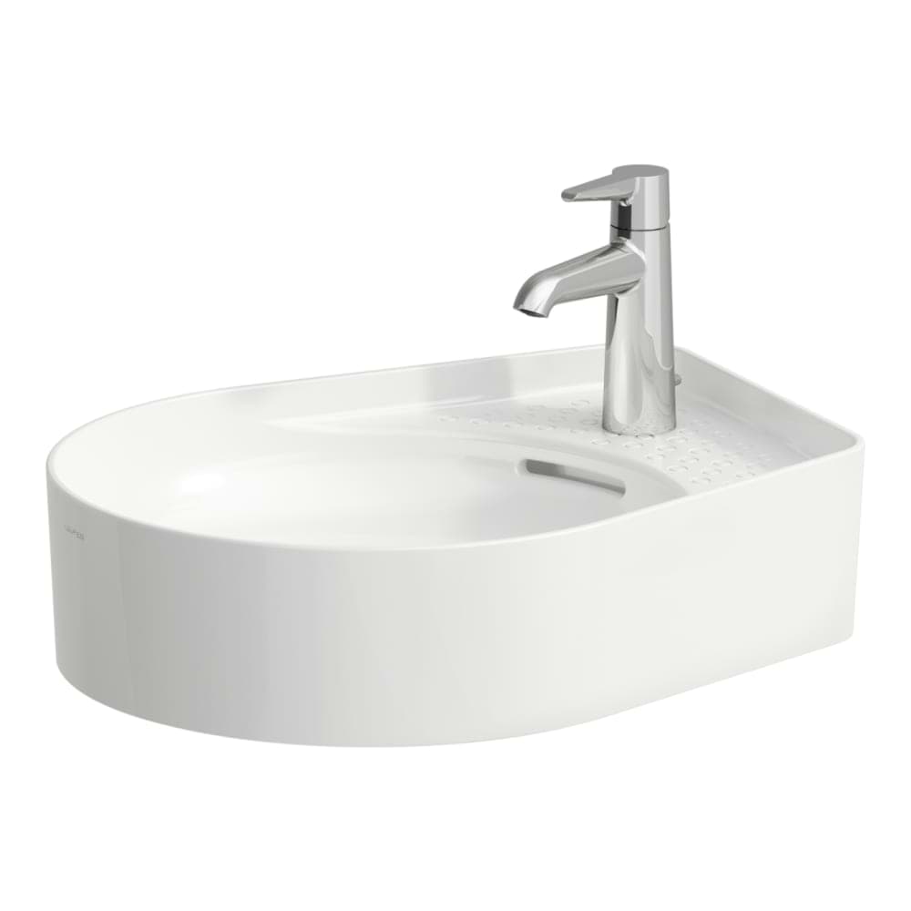 LAUFEN VAL Waschtisch-Schale, mit semi-trockenem Bereich (Insel) 500 x 400 x 145 mm #H8122817571111