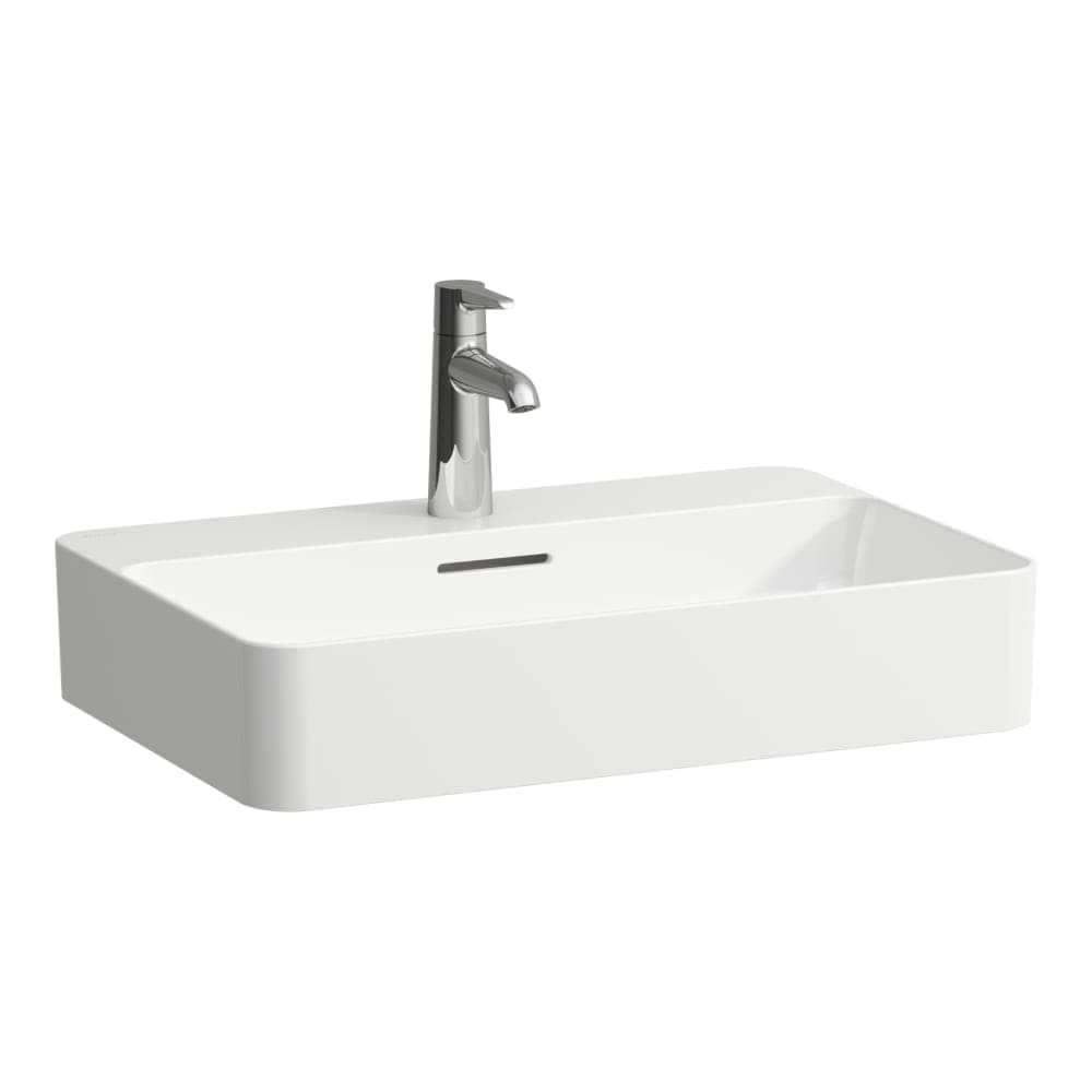 εικόνα του LAUFEN VAL washbasin bowl, with tap ledge 600 x 400 x 150 mm #H8122854001581