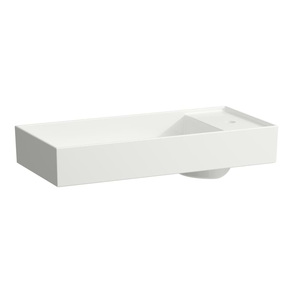 LAUFEN Kartell LAUFEN washbasin bowl with tap hole bench, with concealed drain 750 x 350 x 150 mm #H812332A001121 resmi