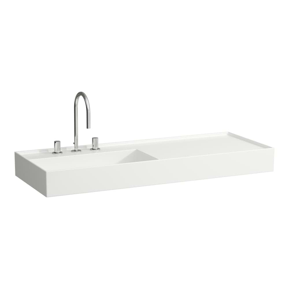 Picture of LAUFEN Kartell LAUFEN Washbasin, shelf right, with concealed outlet 1200 x 460 x 150 mm #H8133320208151