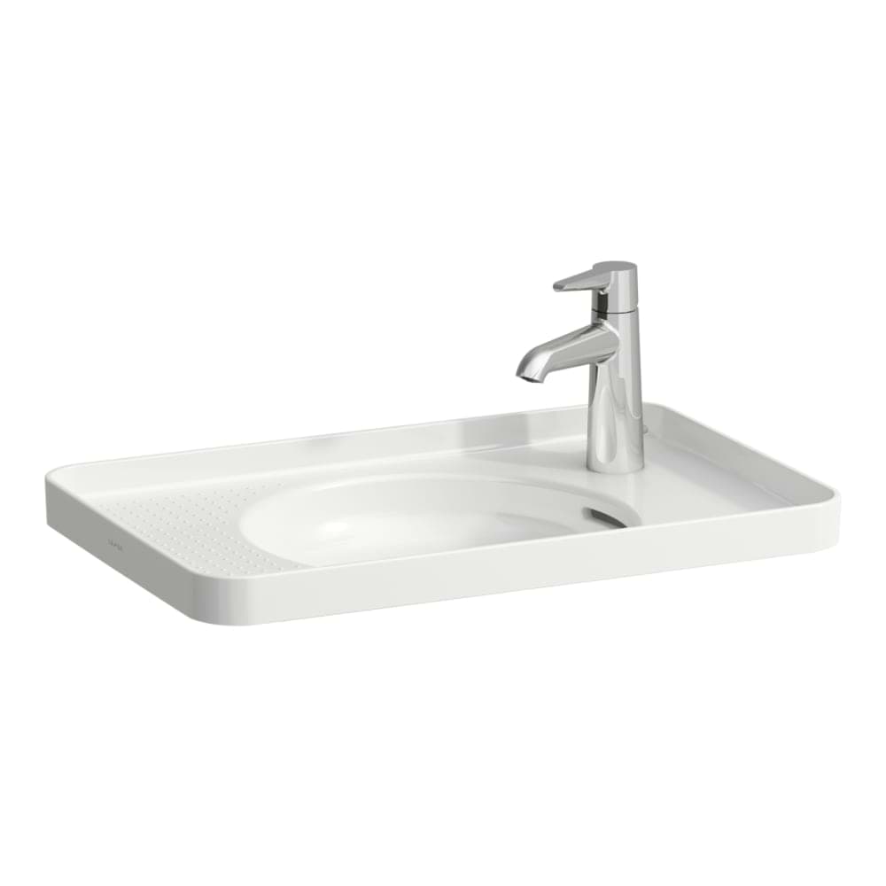 Picture of LAUFEN VAL built-in washbasin from above, with semi-dry areas 550 x 360 x 145 mm #H8172817571061