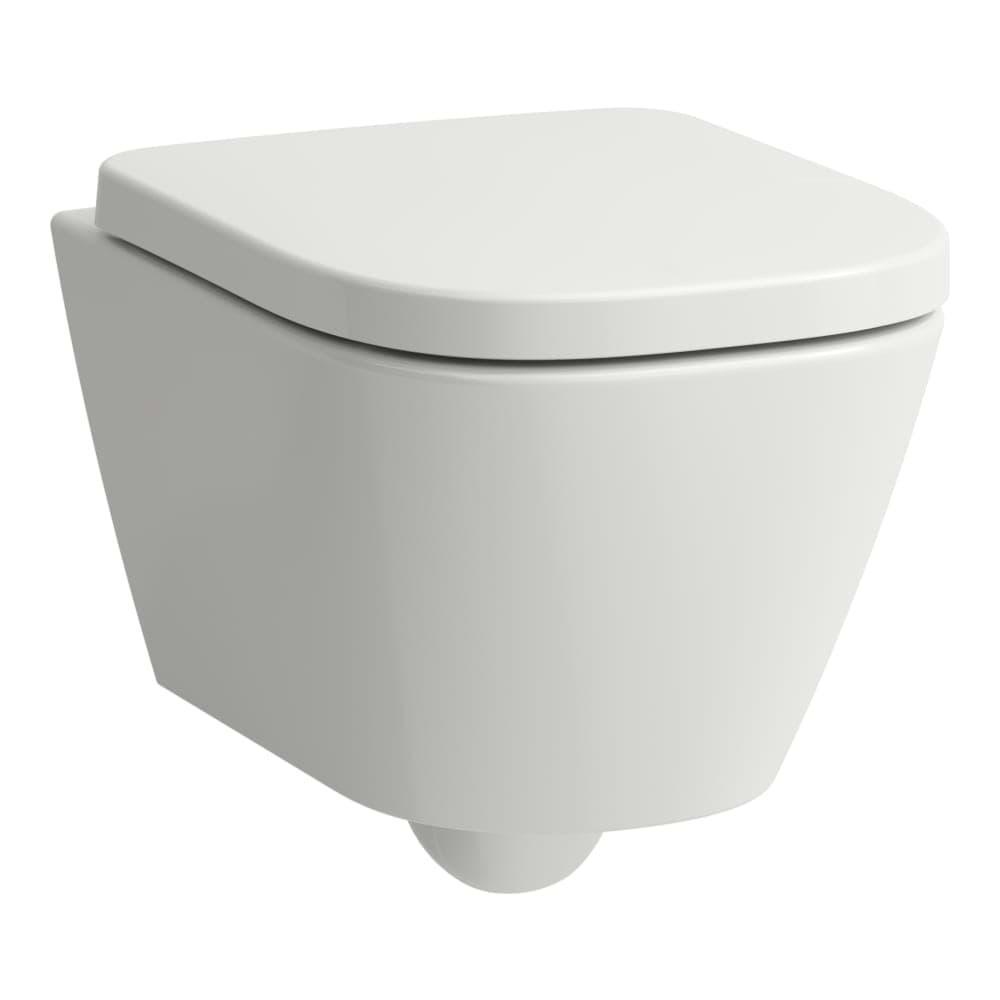 Picture of LAUFEN MEDA wall-hung WC Advanced compact, silent flush, washdown, rimless 490 x 360 x 355 mm #H8201137570001 - 757 - White matt