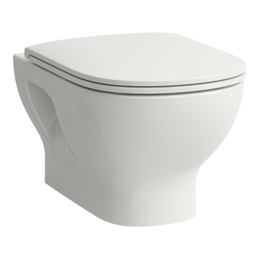 Picture of LAUFEN LUA Basic wall-hung WC, washdown, rimless 520 x 360 x 345 mm #H8200810370001 - 037 - Manhattan