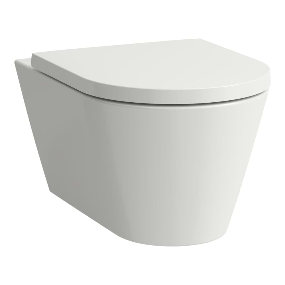 LAUFEN Kartell LAUFEN Wand-WC, Silent-Flush, Tiefspüler, spülrandlos 545 x 370 x 340 mm #H8213317580001 - 758 - Graphit matt