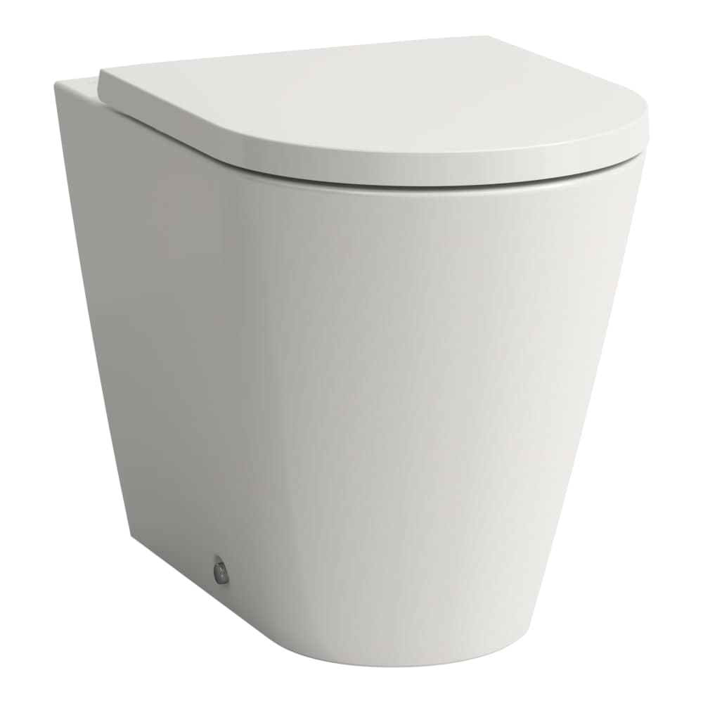 Picture of LAUFEN Kartell LAUFEN Floorstanding WC 'rimless', washdown, without flushing rim, outlet horizontal/vertical 560 x 370 x 430 mm 000 - White H8233370000001