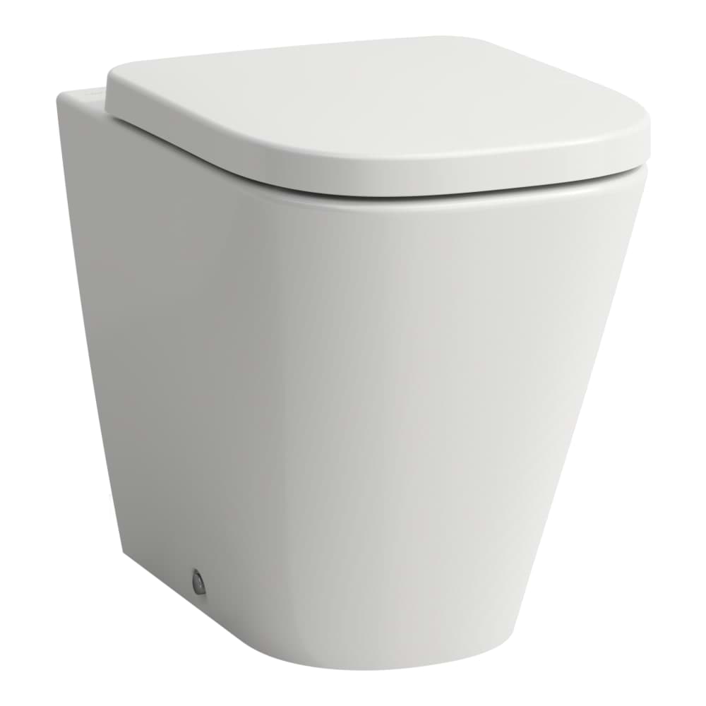 Зображення з  LAUFEN Floorstanding WC, Silent flush/rimless, washdown, outlet horizontal or vertical 540 x 360 x 430 mm #H8231117580001 - 758 - Graphit Matt