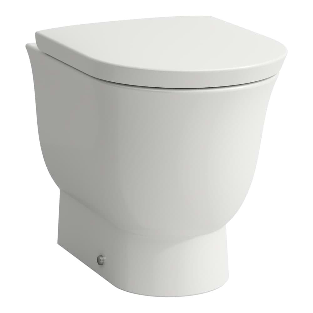 Bild von LAUFEN THE NEW CLASSIC Stand-WC, Tiefspüler, spülrandlos, Abgang waagerecht oder senkrecht 530 x 370 x 430 mm #H8238514000001 - 400 - Weiẞ LCC (LAUFEN Clean Coat)