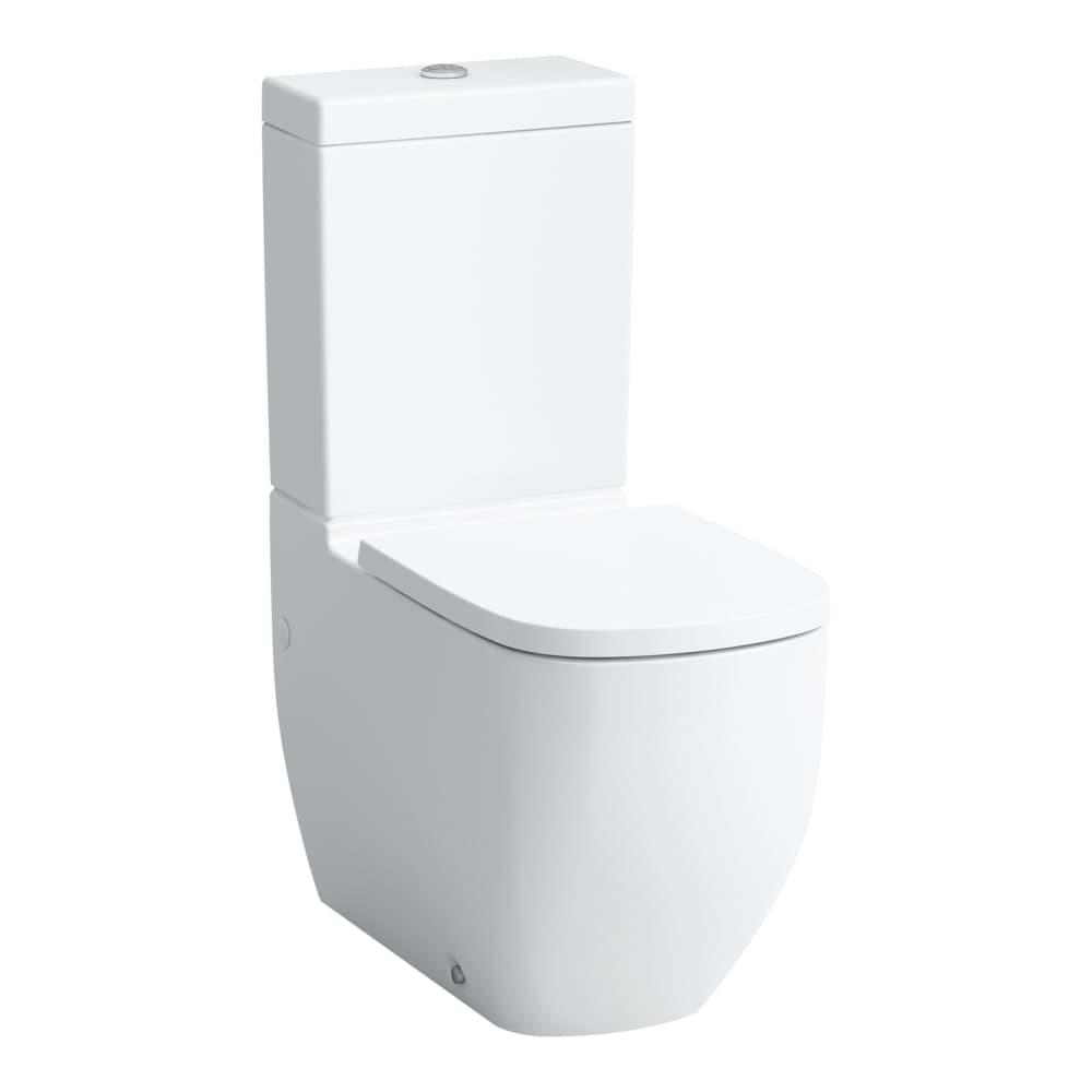εικόνα του LAUFEN PALOMBA COLLECTION/INO floor-standing WC for surface-mounted cistern, washdown, rimless, horizontal or vertical outlet 700 x 360 x 430 mm #H8248017570001 - 757 - White matt