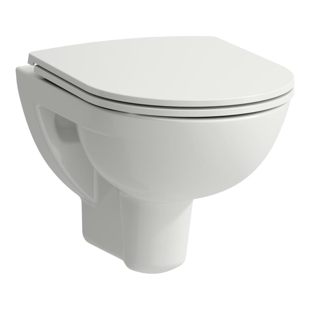 LAUFEN PRO Wall-hung WC 'rimless/compact', washdown, without flushing rim 490 x 360 x 350 mm #H8219520000001 - 000 - White resmi