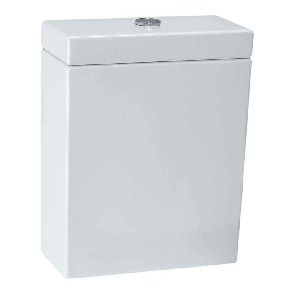 LAUFEN PALOMBA COLLECTION Spülkasten, Wasseranschluss hinten (mittig) 360 x 175 x 435 mm #H8288017579711 - 757 - Weiß matt