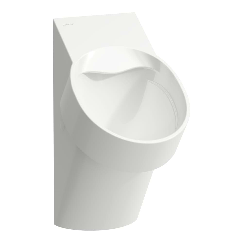Зображення з  LAUFEN VAL waste urinal, water inlet inside, rimless, with electronic control, mains operation (230V), with Bluetooth module 305 x 365 x 560 mm #H8402867160001 - 716 - Black matt