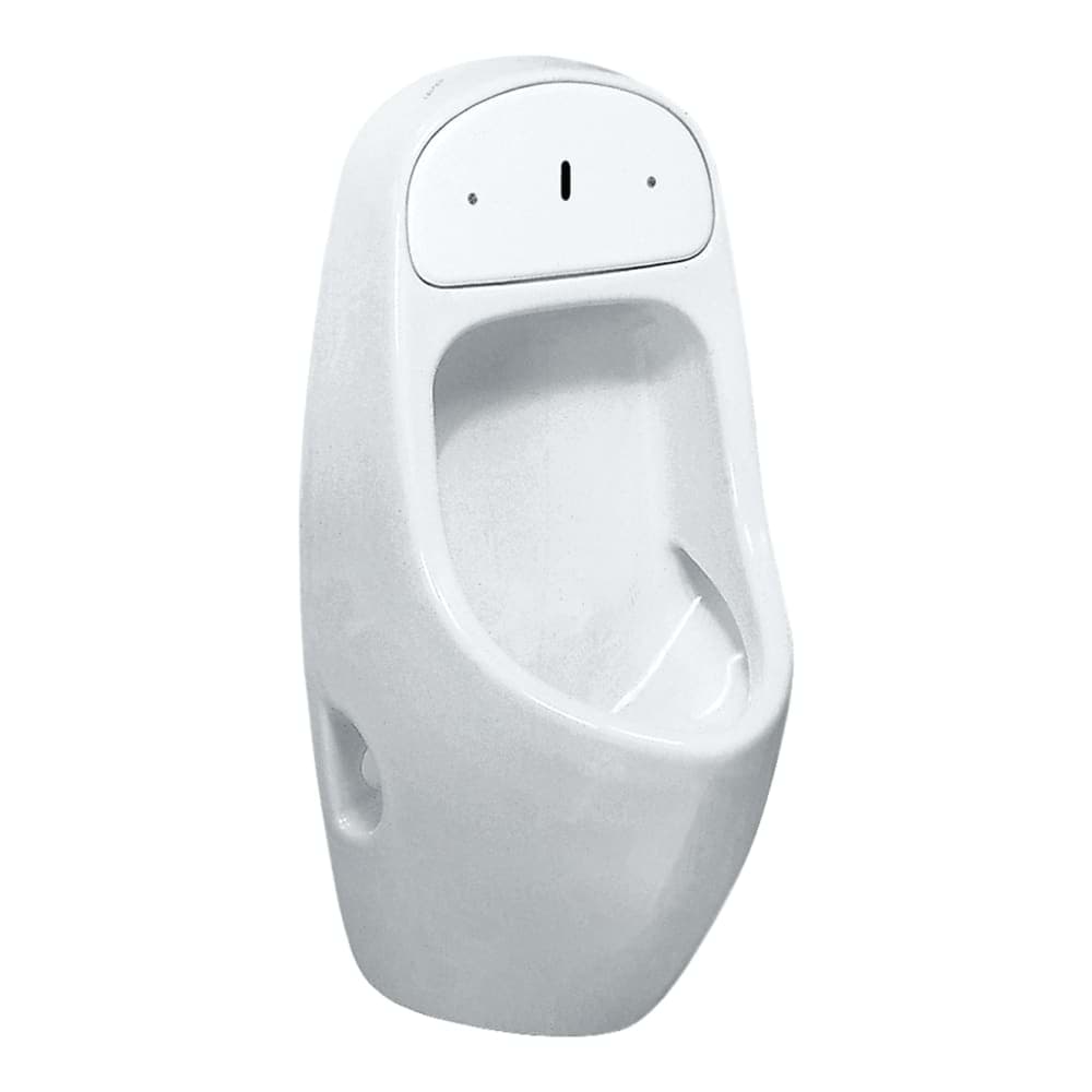 Picture of LAUFEN TAMARO suction urinal, internal water inlet, with electronic control, mains operation (230V) 395 x 360 x 770 mm 000 - White H8401030000001