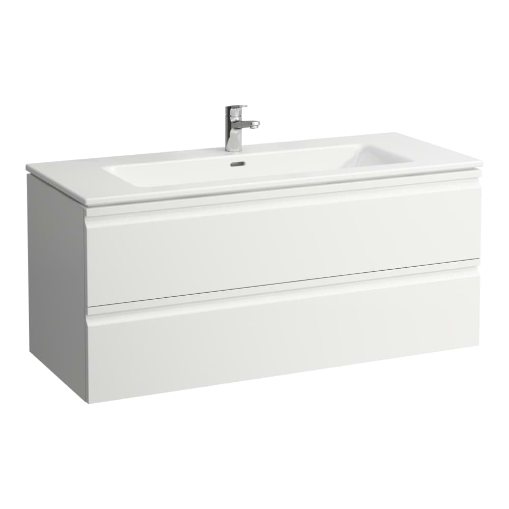 LAUFEN PRO S Pro S Set 1200 mm, Waschtisch in weiß glänzend inkl. Waschtischunterbau, 2 Schubladen inkl. Schubladen-Ordnungssystem 1200 x 500 x 545 mm #H8619674231071