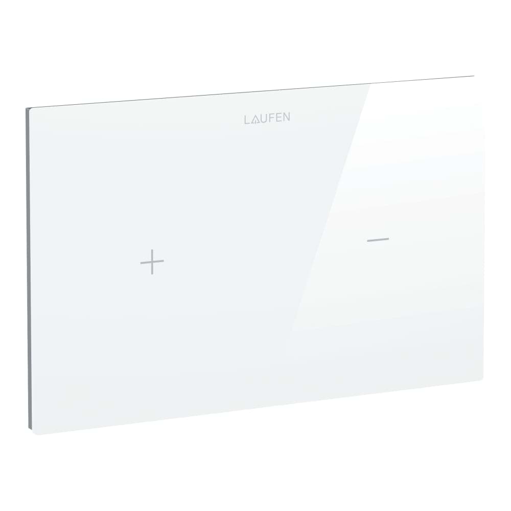LAUFEN LIS AW4 Elektronische Glas-Drückerplatte, berührungslos, Zwei-Mengen-Spülung 252 x 15 x 162 mm #H8956640200001 - 020 - Schwarz