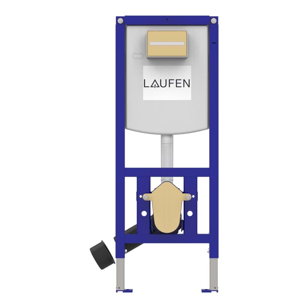 LAUFEN INEO Installationssystem CW102 mit Spülkasten für Wand-WC, Zwei-Mengen-Spülung 6/3L (einstellbar auf 4,5/3L) 1120 x 135 x 450 mm #H9201020000001