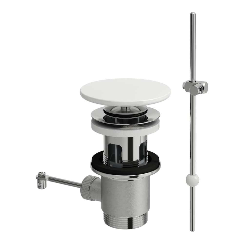εικόνα του LAUFEN Pop-up drain valve with pull lever with Saphirkeramik cover 80 x 45 x 80 mm #H8981910200001 - 020 - Black glossy