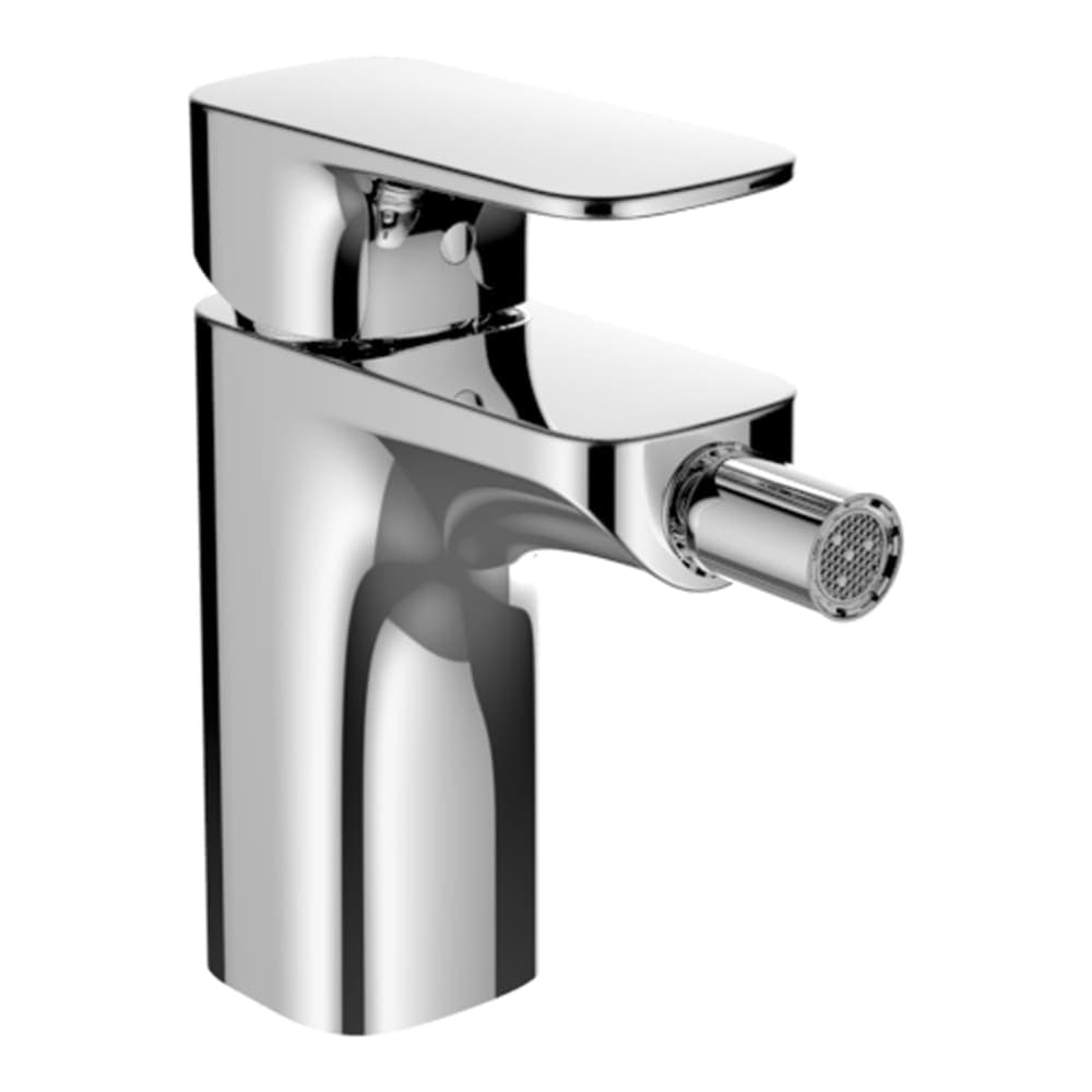 LAUFEN CITYPLUS Bidetmischer, Ausladung 105 mm, Festauslauf, mit Ablaufventil #HF905310100000