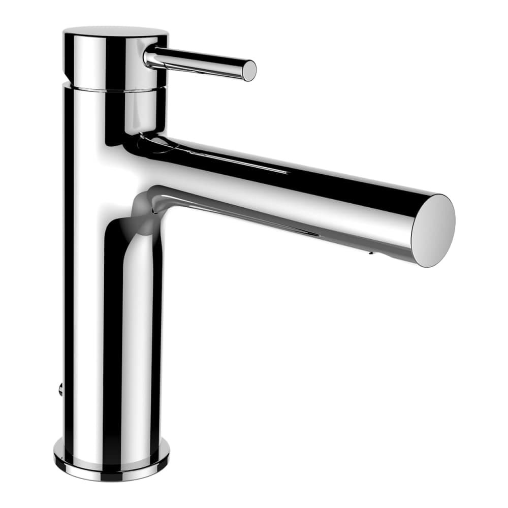 LAUFEN TWINPLUS Waschtischmischer, Ausladung 140 mm, Festauslauf, Eco+ Funktion, ohne Ablaufventil, Chrom #HF905448100000