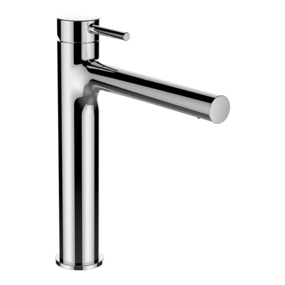 LAUFEN TWINPLUS Standsäulen-Waschtischmischer, Ausladung 180 mm, Festauslauf, ohne Ablaufventil, Chrom #HF905414100000